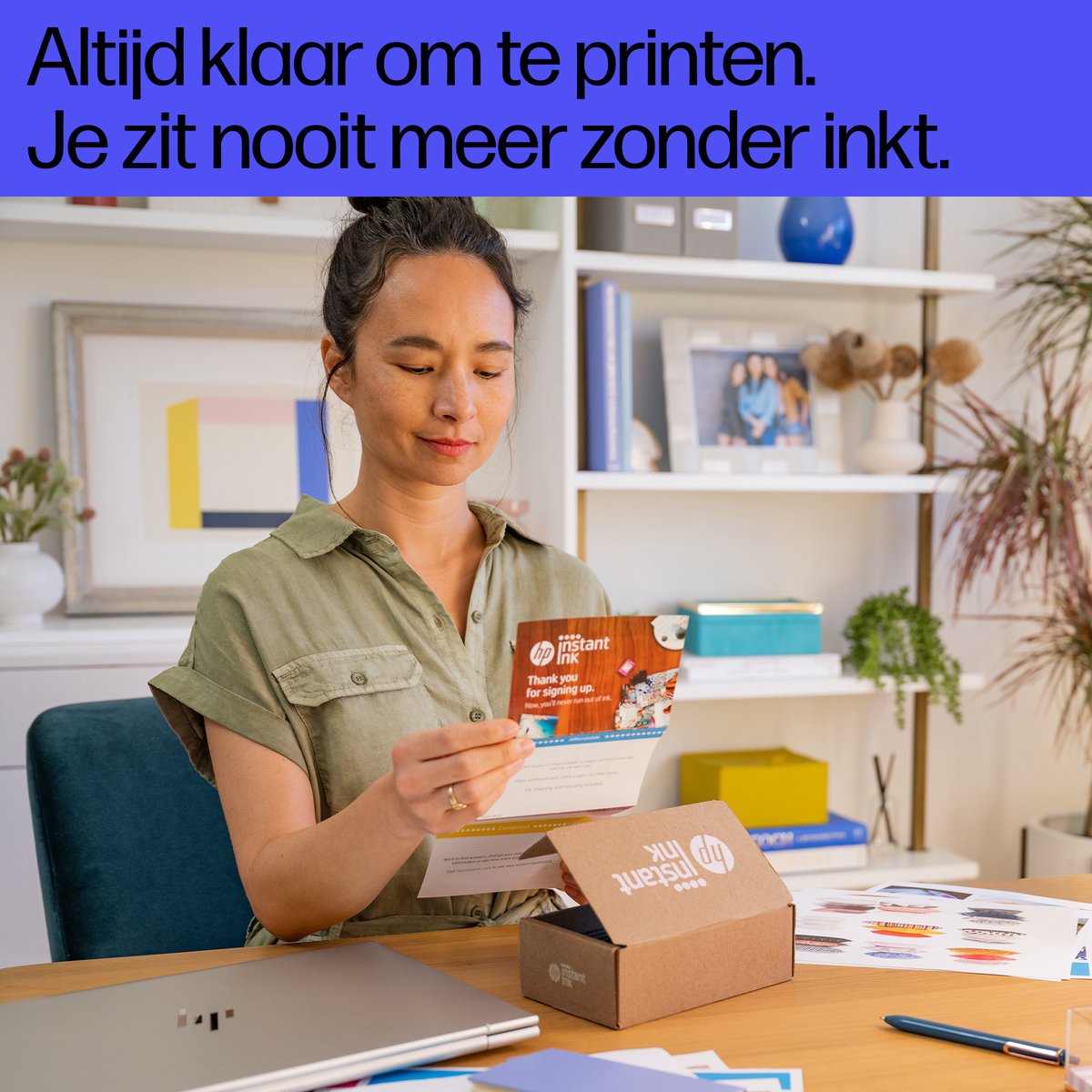 HP OfficeJet Pro 8124e - All-in-One Inkjetprinter - Light Cement — afbeelding 7
