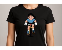 Soft Girl, Strong Ride - T Shirt - Cute - Bike - GoodVibes - Cycling - GoodVibesOnly - Fiets - Schattige - GoedVibes - FietsLeven