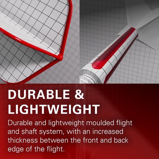 Target K-Flex Blue NO6 - Dart Flights - Medium van Target — afbeelding 3