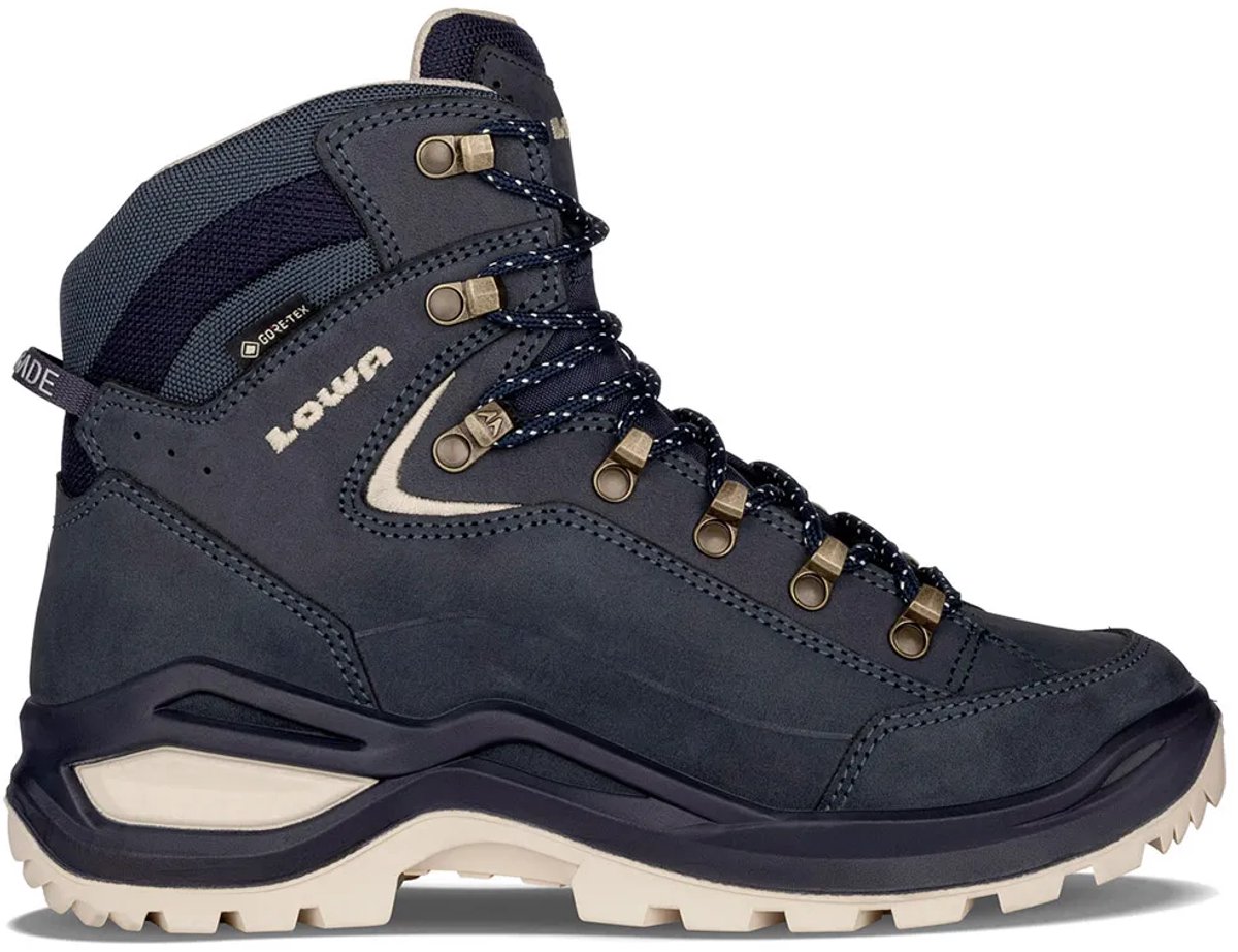 Lowa Renegade Evo Goretex Mid Wandelschoenen Vrouw Slateblue/dune