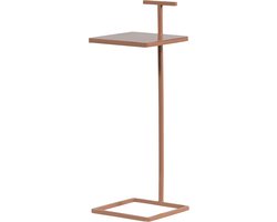 WOOOD Toste Bijzettafel - Metaal - Oud Roze - 64x22x22
