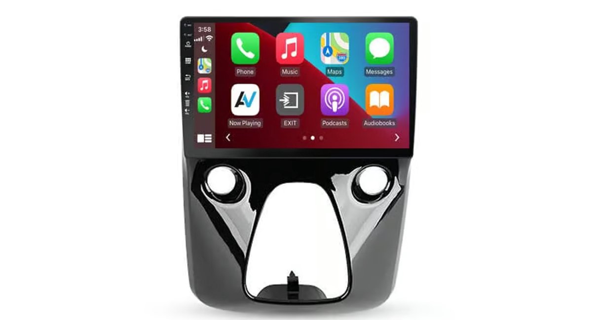 Apple CarPlay & Android Auto Autoradio met DAB+ voor Toyota aygo bwj 2014+