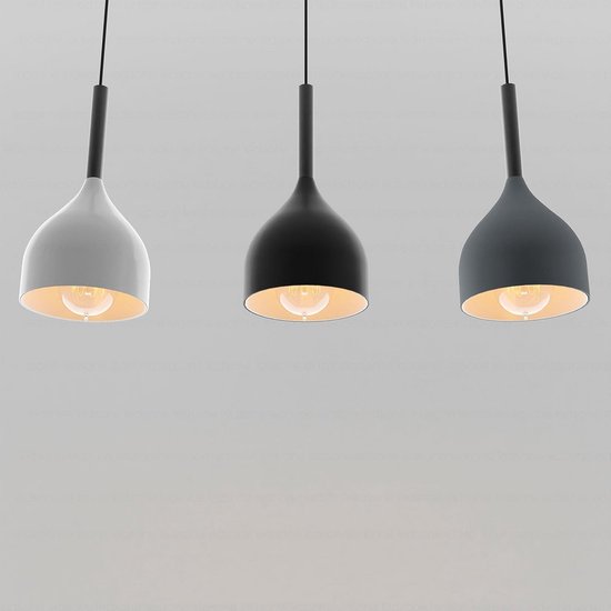 Moderne Zwarte Hanglamp | LED-verlichting met 12W vermogen Dimbaar
