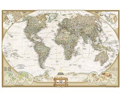 World Executive Poster Size Map