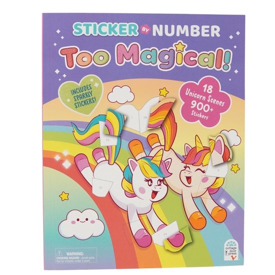 Sticker by Number- Sticker by Number Too Magical! - cover