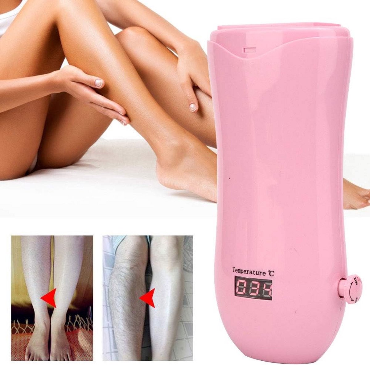 Compact Roll-On Waxwarmer voor Harsen - Ideaal voor Thuisgebruik