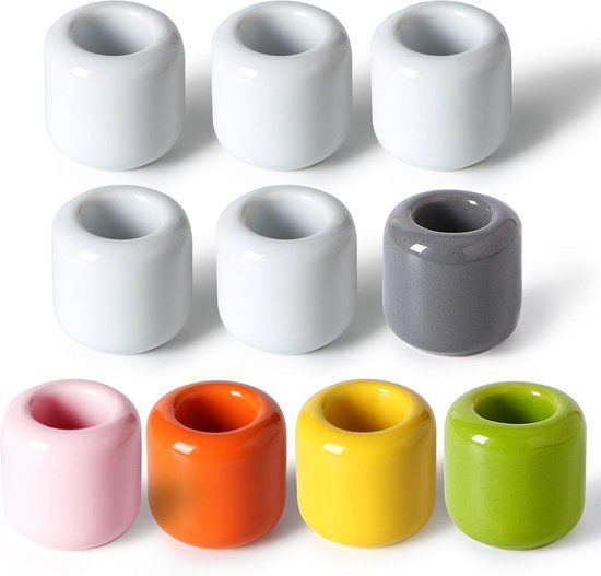 8x stuks kaarsenhouders/waxinelichthouders goud voor in een kerststukje