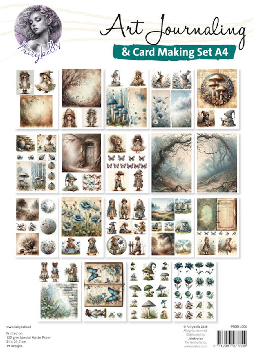 Art Journaling Set A4 - 0006 Mystic