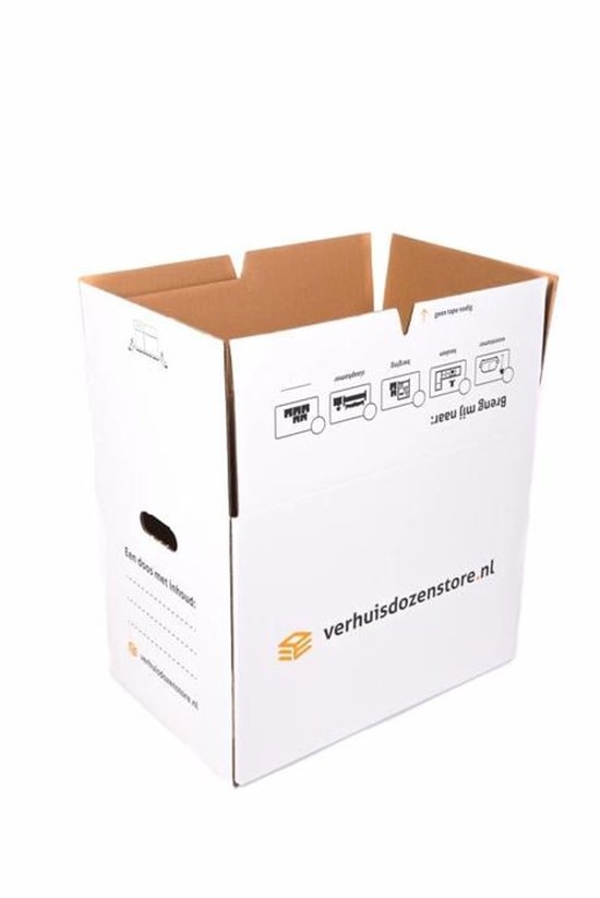 15 Stevige Autolock Verhuisdozen - 57 Liter Zelfsluitend - Geen Tape Nodig - Tot 40kg Draagvermogen