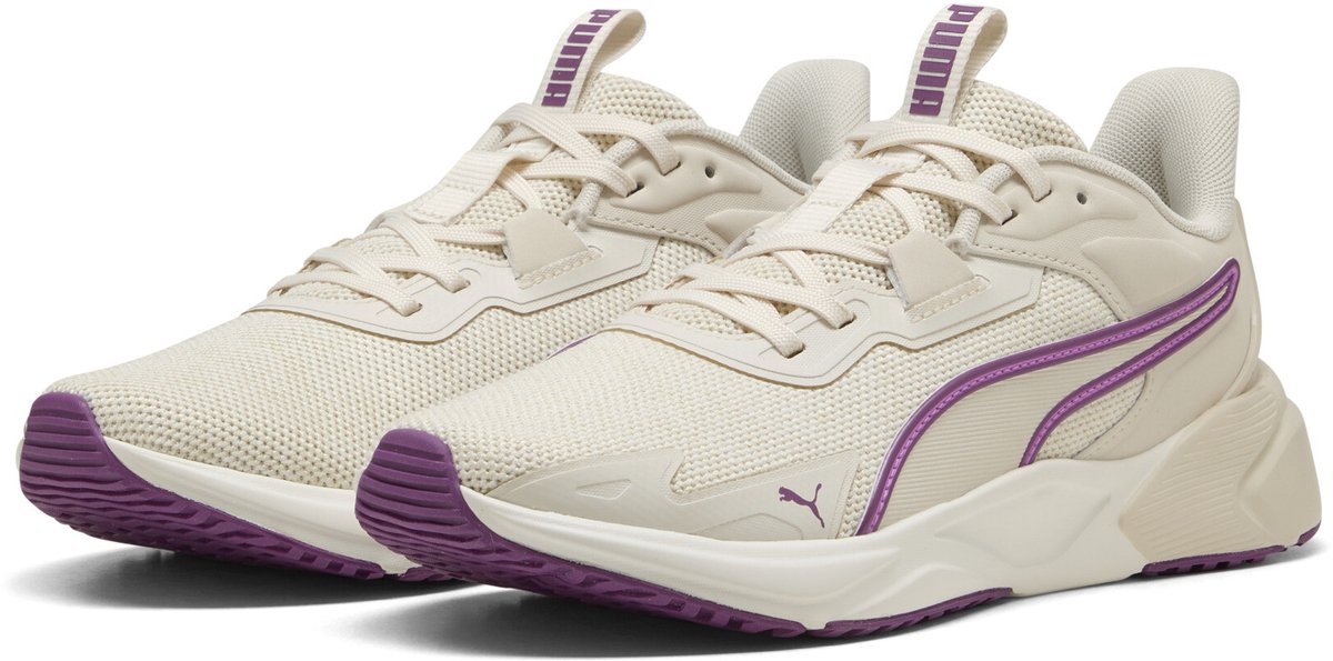 PUMA Disperse XT 4 Knit Unisex Sportschoenen Alpine Snow-electric Orchid-plum Wine