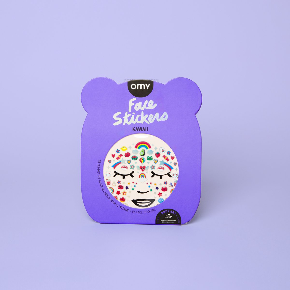 OMY - Face stickers - gezicht stickers - Kawaii - face jewels - volwassenen en kinderen