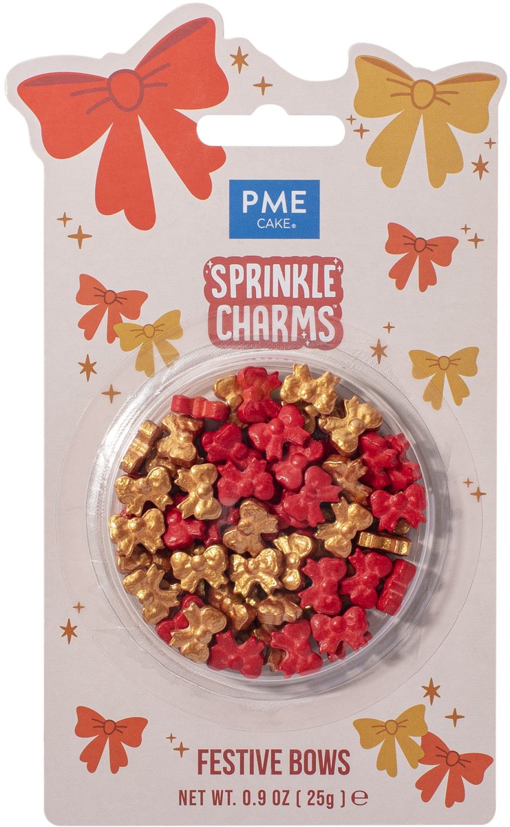 PME Christmas Charms - Festive Bows 25 gr