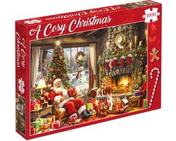 Kerstpuzzel - A Cosy Christmas - 1000 stukjes 68×49cm (b×h) - Tucker's Fun Factory Legpuzzels