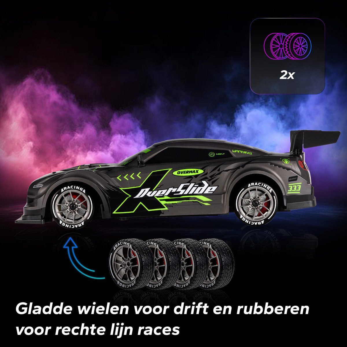 Overmax X-Overslide RC Drift Car 1:16 für Kinder ab 8 Jahren, 20 km/h