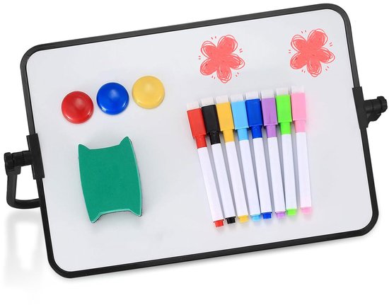 6 stuks whiteboardspons, magnetisch, whiteboard-gum