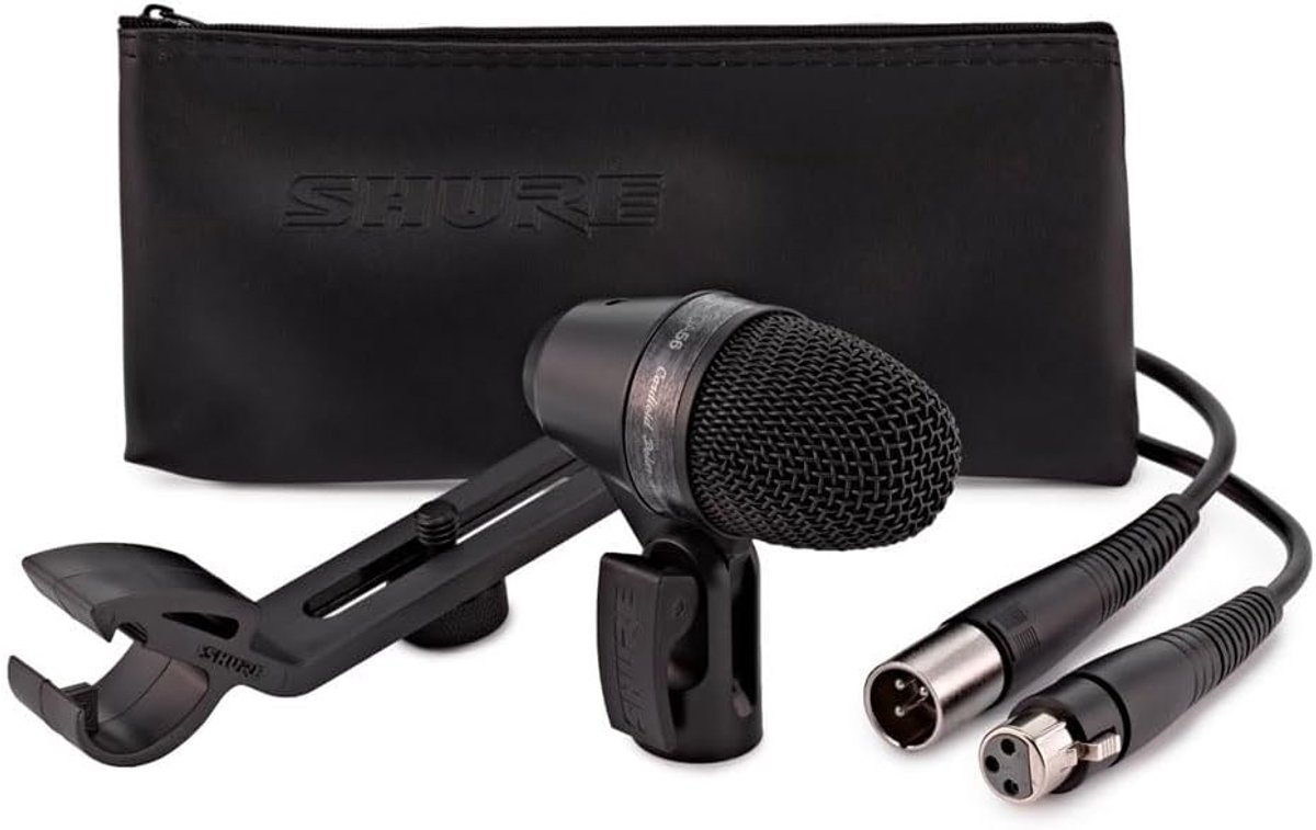 Shure PGA56-XLR microfoon Zwart Microfoon voor podiumpresentaties