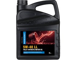 Lindemann Motorolie 5W40 Longlife - 5L - Brandstofbesparing - ACEA A3/B3/B4, C2/C3-10 - API SN/CF - voor Benzine- en Dieselmotoren