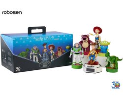Robosen Mini Robot Toy Story Verzamelset – Woody, Buzz Lightyear, Alien, Lotso, Jessie en Rex mini robots – Inclusief een Robosen Mini Base – Interactief en programeerbaar. - Multi kleur
