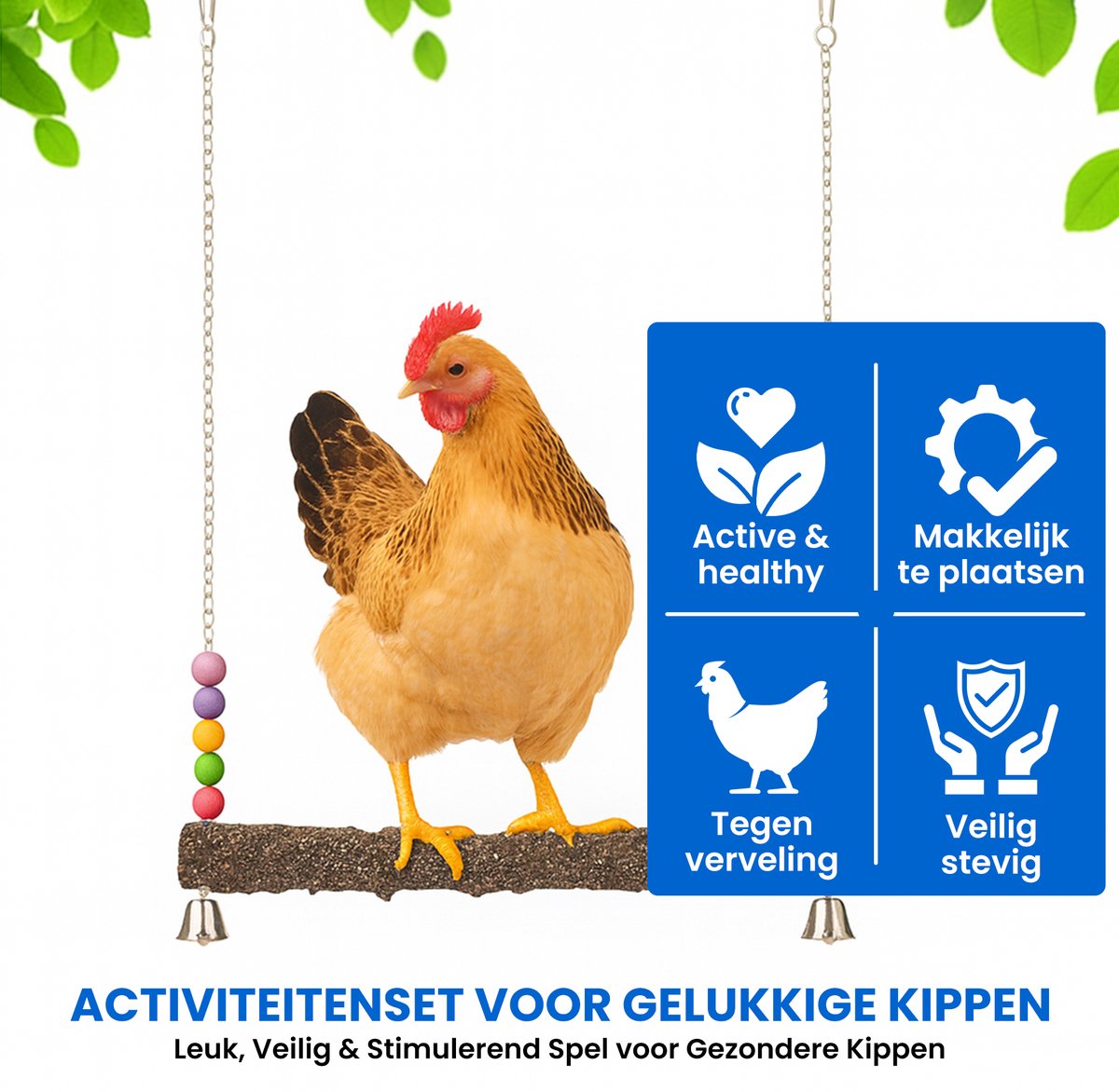 Kippenschommel - - Kippenspeelgoed Kippenschommel - - Kippenspeelgoed