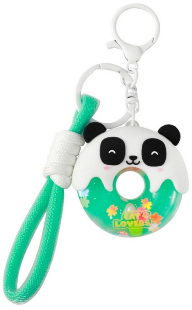 iTotal Sleutelhanger Donuts PANDASTIC Keychain Donuts Plastic and Metal 5.0x5.2x1.8cm