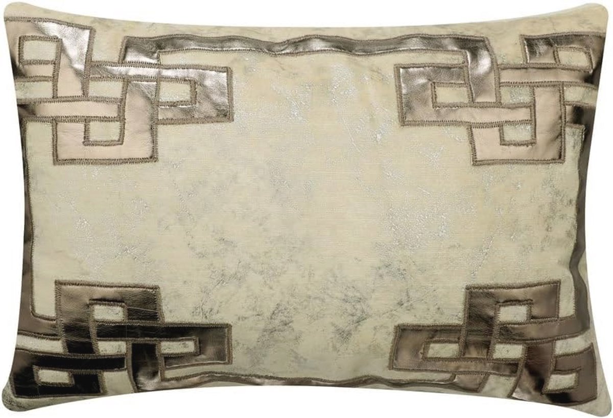 Decoratieve Velours Kussenset van 2, 30x40 cm - Geometrisch Modern