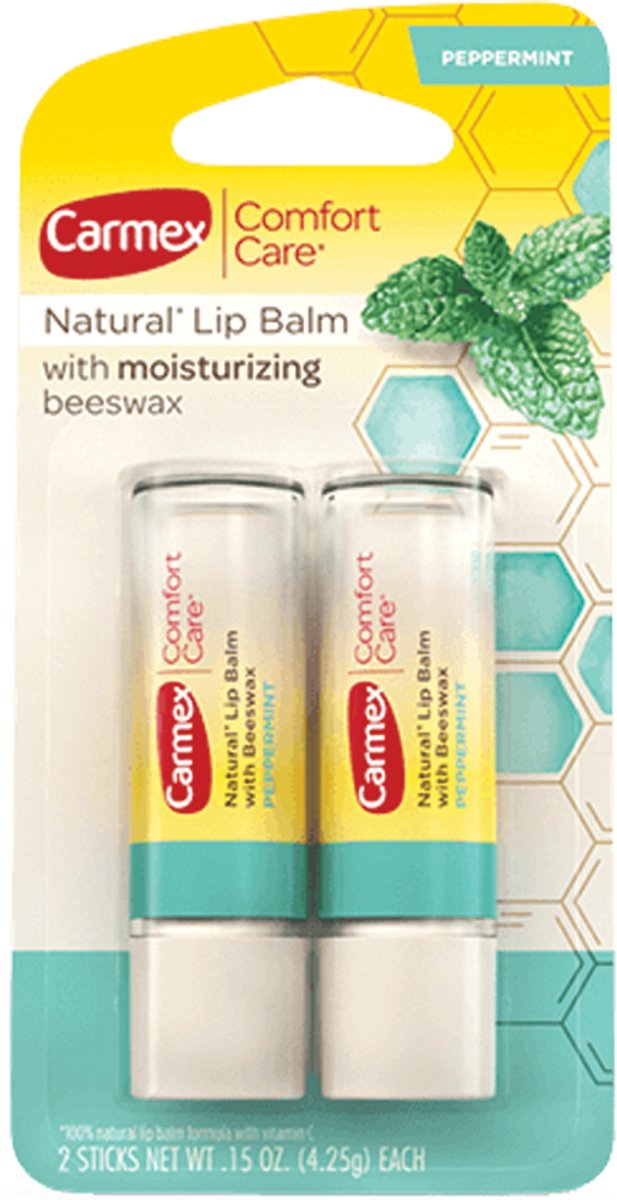 Carmex Comfort Care - Lippenbalsem - Pepermunt, 2-pack
