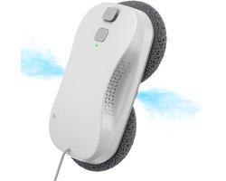 Robot voor het schoonmaken van ramen – Dubbelzijdige Automatische Ramenwasser met Nevelspray, Bluetooth & APP-bediening – Slimme Navigatie & Sterke Zuigkracht – Voor Binnen & Buiten