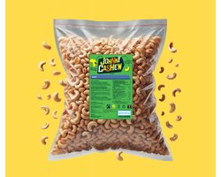 Johnny Cashew - Ongebrand - Cashewnoten - Bulk 1KG - Pieces
