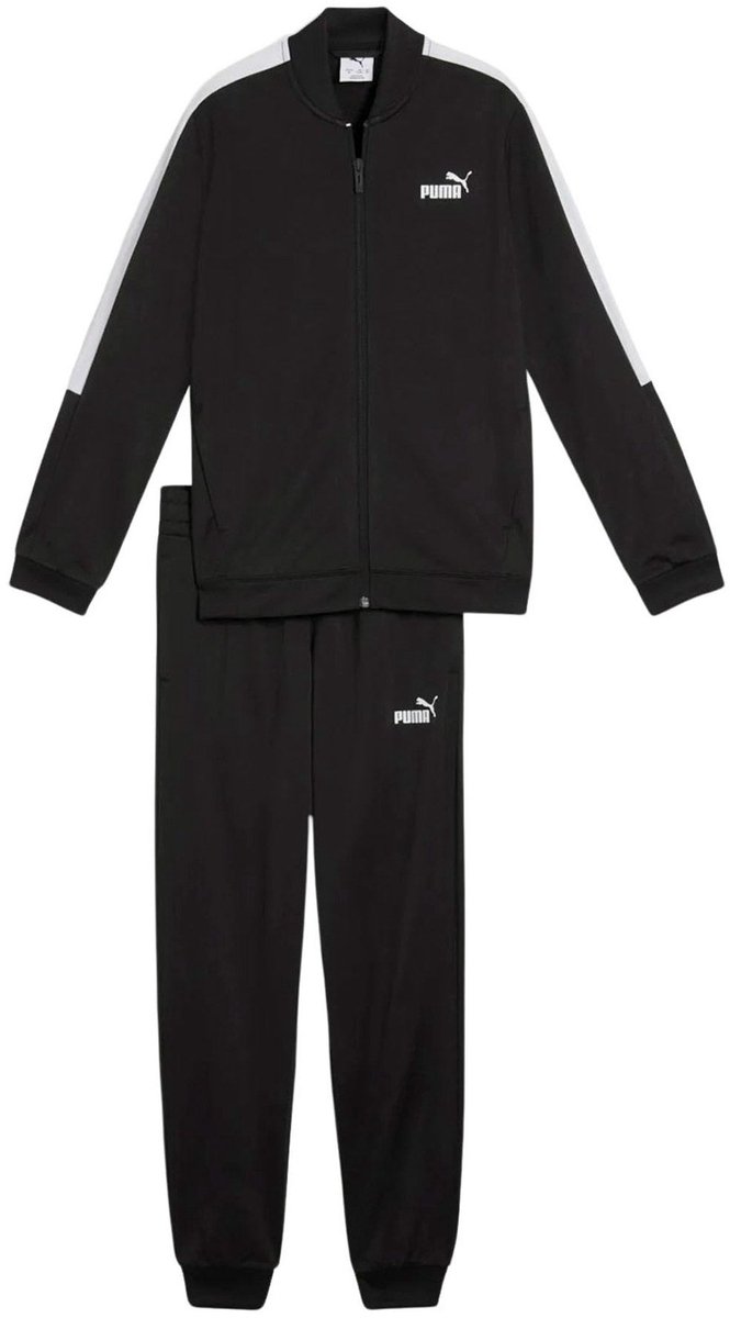 Puma Poly Trainingspak Junior Zwart