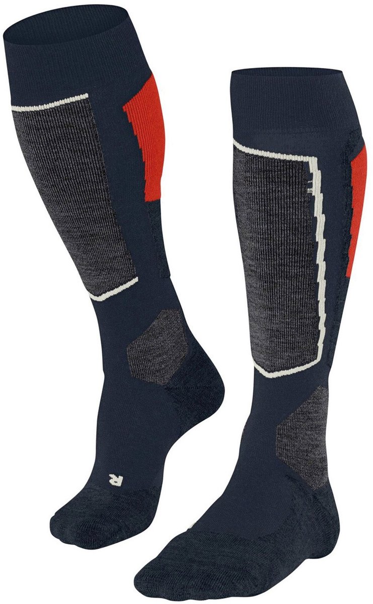 Herren SK2 warm dik wol functioneel materiaal skisokken heren limoges Blauw