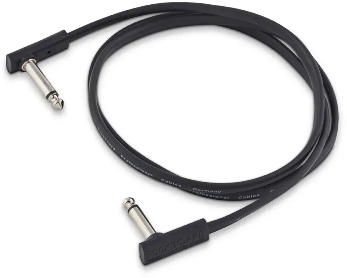 RockBoard Flat Patch Cable mono jack haaks 100 cm