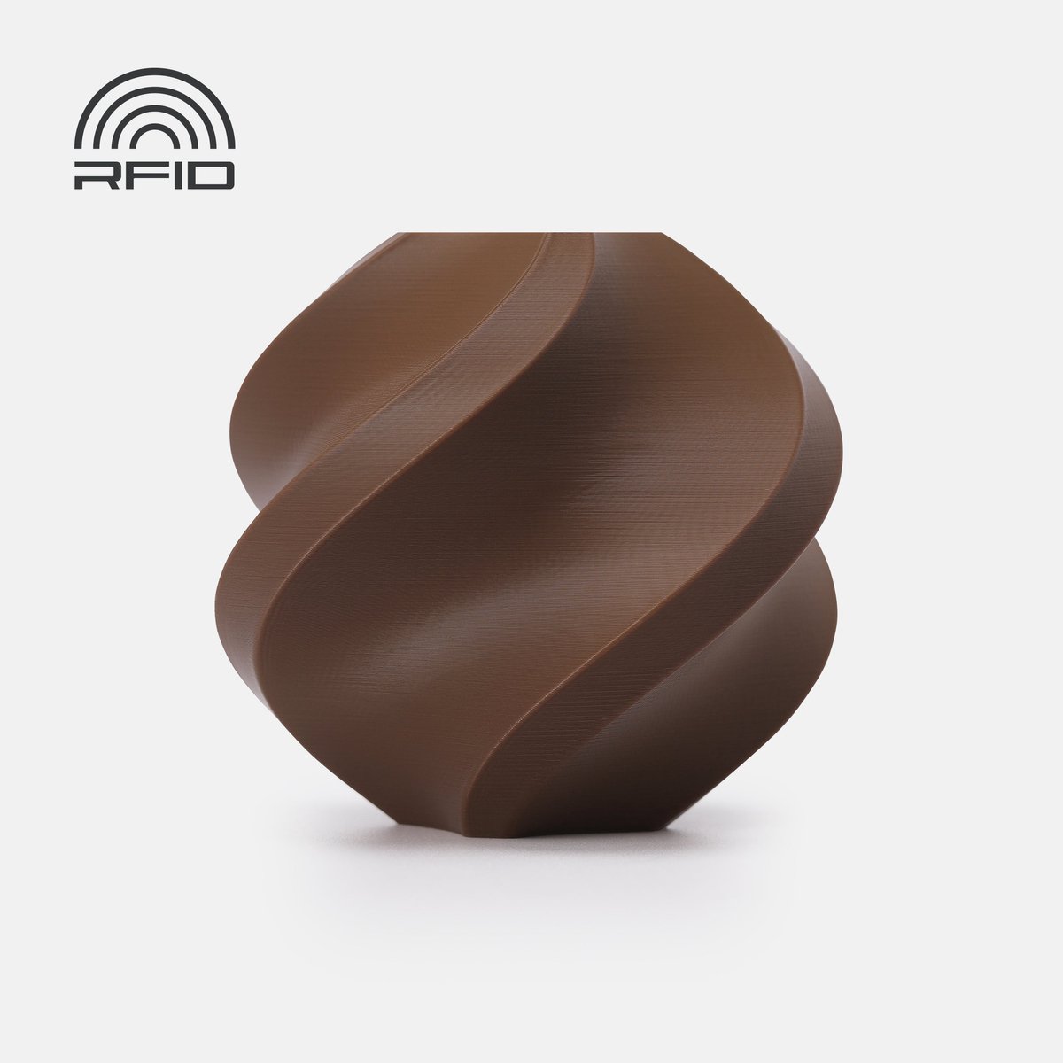 BAMBU LAB PLA 3D Printer Filament - 1.75mm - 1kg - Chocolade bruin (Cocoa Brown) - op spoel