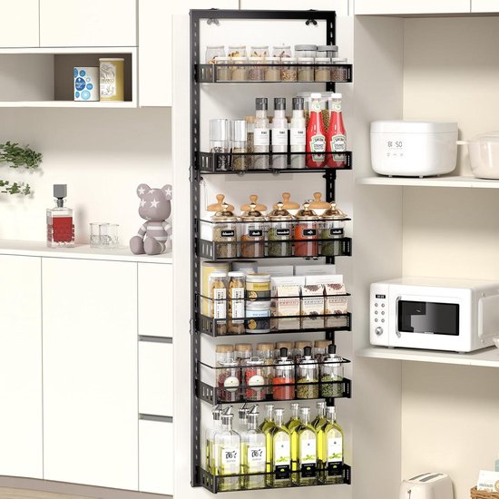 Boven de Deur Voorraadkast Organizer - Keuken Opslag - 6-laags