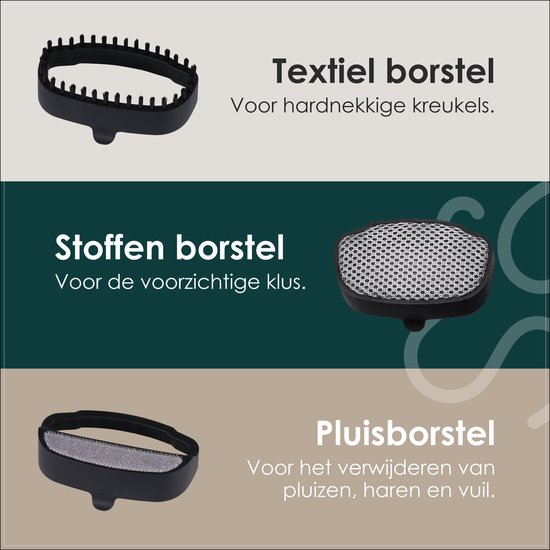 Simss® - Kledingstomer - Krachtige Handstomer voor Kleding en Meubilair - Stoomapparaat met 3 Opzetborstels - Snelle opwarmtijd - Inclusief Warmtebestendige Handschoen - 1500W - 300ml - Steamer - Elegant design - Mat - Zwart