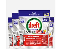 Dreft Platinum Plus Lemon All-in-1 Vaatwastabletten - 236 tabs - Voordeelverpakking