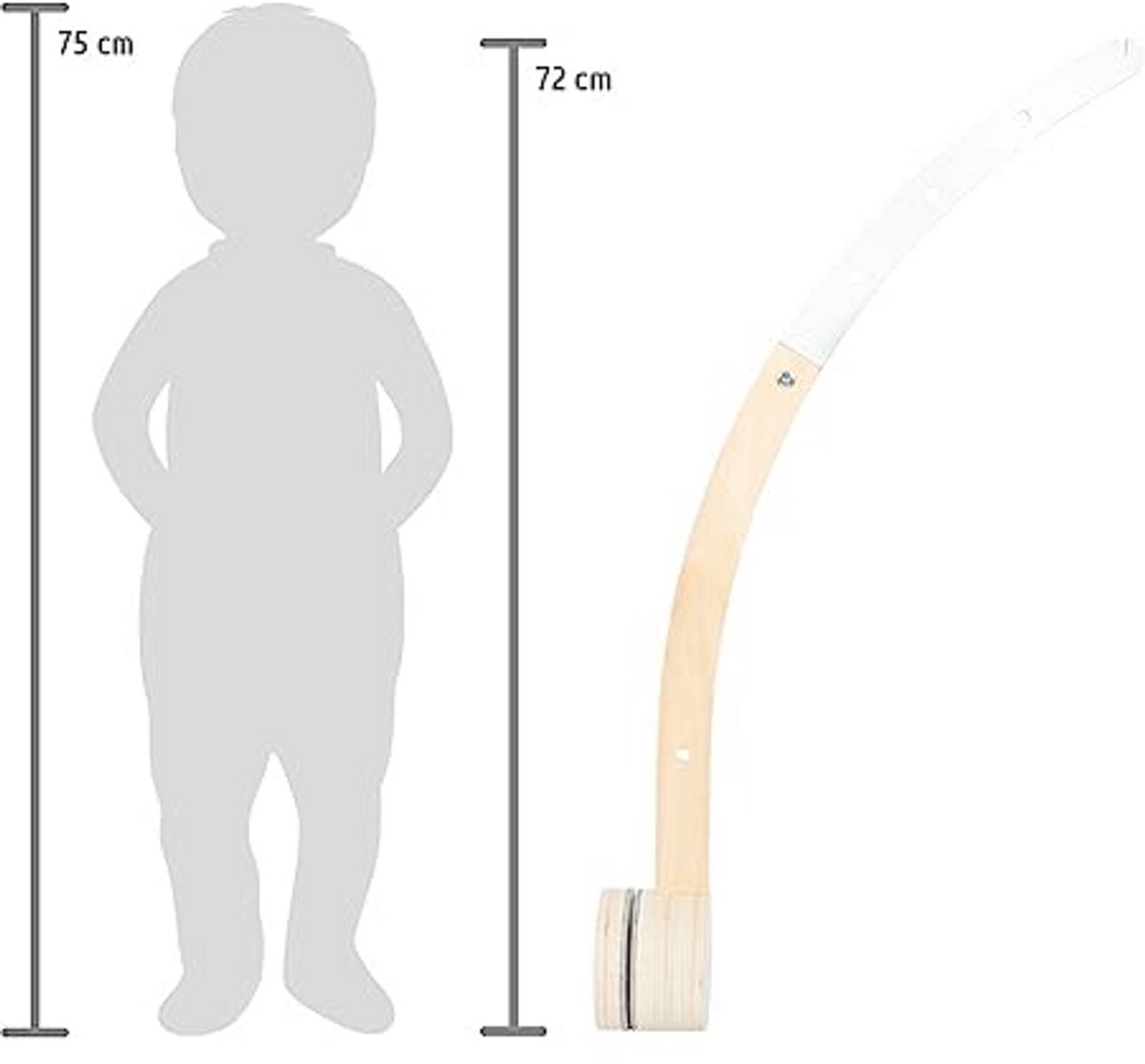 Houten Mobiele Telefoonhouder voor Kinderbed en Speelbox - Praktisch en Stijlvol