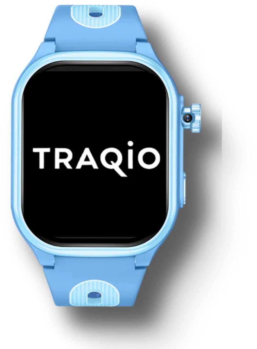 Traqio TRQ08 - smartwatch kinderen - gps horloge kind - kinderhorloge bellen - gps tracker kinderhorloge - kinderhorloge met gps - kinderhorloge - Blauw