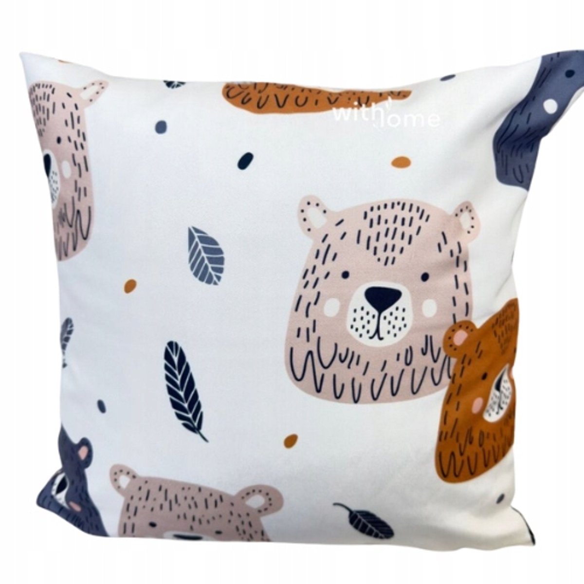 Decoratieve kussensloop kinderkamer 40x40 cm met berenprint