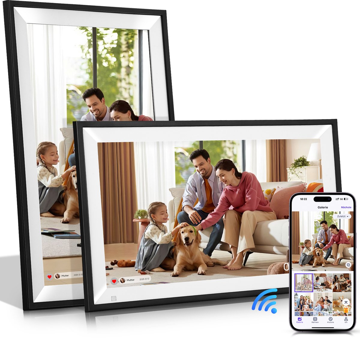 15,6'' digitale fotolijst 1920x1080 pixels, 32 GB, met - 15,6'' - €119,79