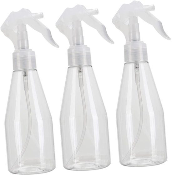 3-pack 200ml kleine doorzichtige plastic spuitflessen - Handsprayflessen - Geschikt...