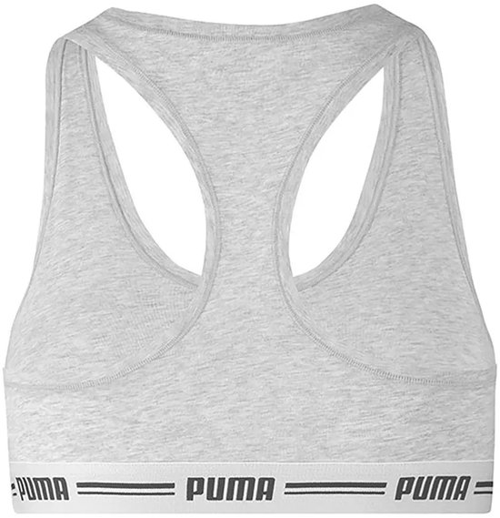 PUMA PUMA WOMEN RACER BACK TOP 1P HANG Soutien-gorge femme - gris chiné - Taille S