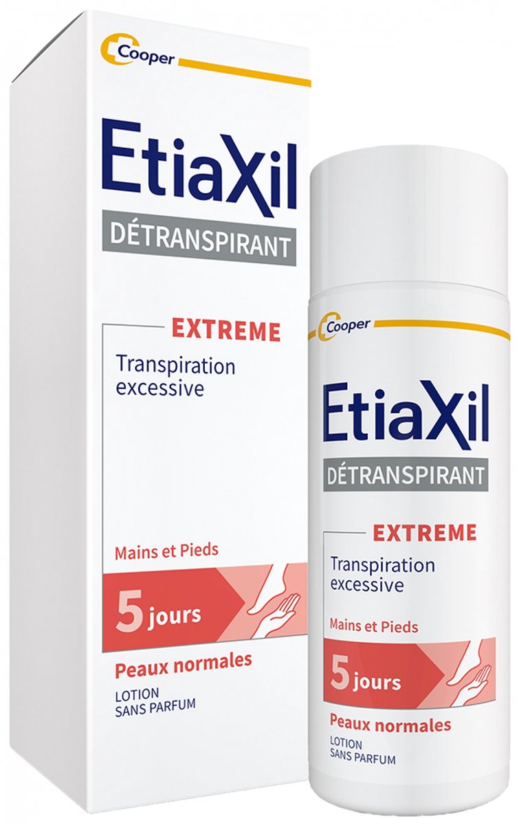 Etiaxil Behandeling Tegen Overmatig Zweten van de Voeten Normale Huid 100 ml