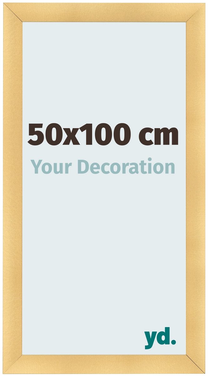 yd. Your Decoration - Fotolijst 50x100 cm - MDF - Goud Mat - Pisa