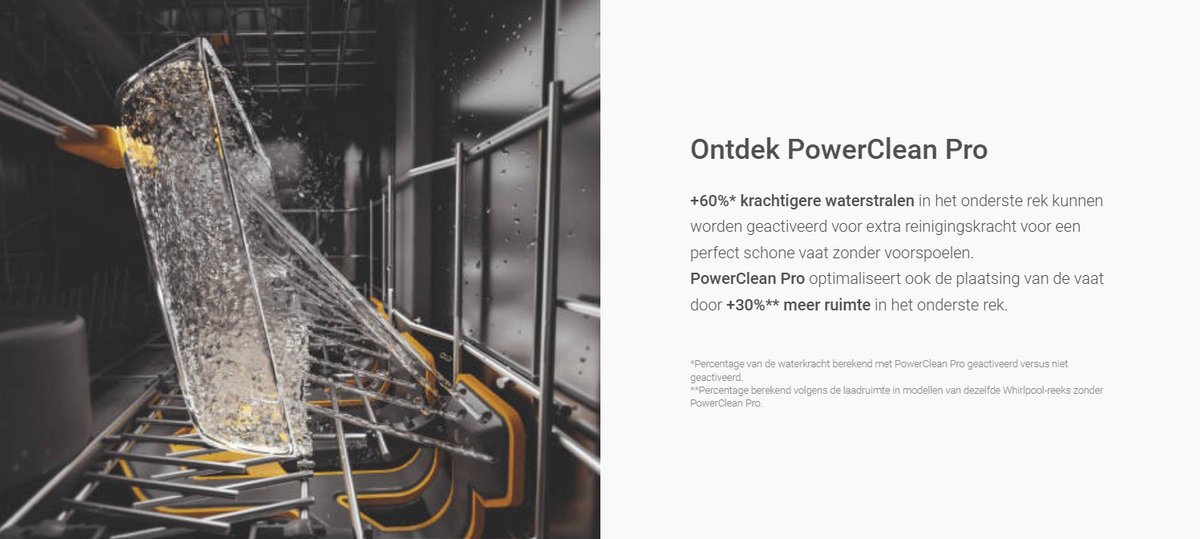 Whirlpool | W7IHP40LC | inbouw vaatwasser | Besteklade | Automatische deuropening - Zeer stille machine met 40 dB(A)! — afbeelding 7