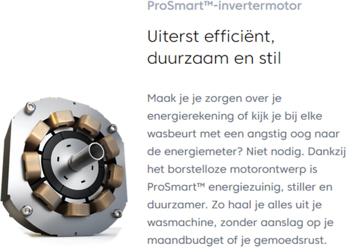 Beko bB300 BM3WFT31041W - Wasmachine - Voorlader - 10 kg - 1400 RPM - Wit — afbeelding 5