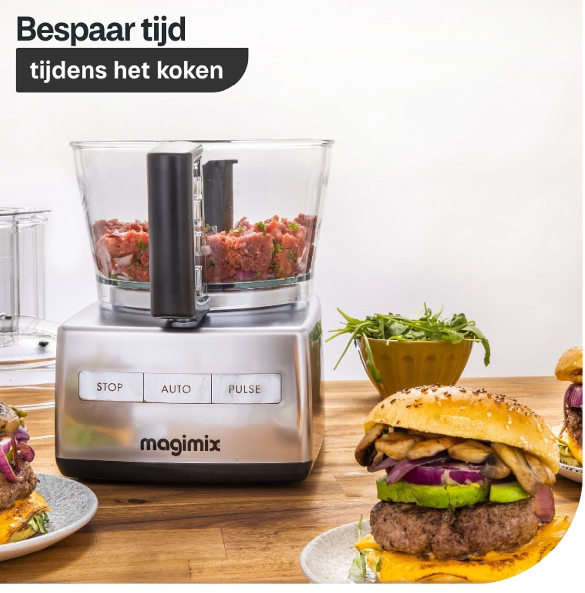 Magimix CS 5200 XL Premium Foodprocessor - Keukenmachine met Sapcentrifuge - Zwart thumbnail 5