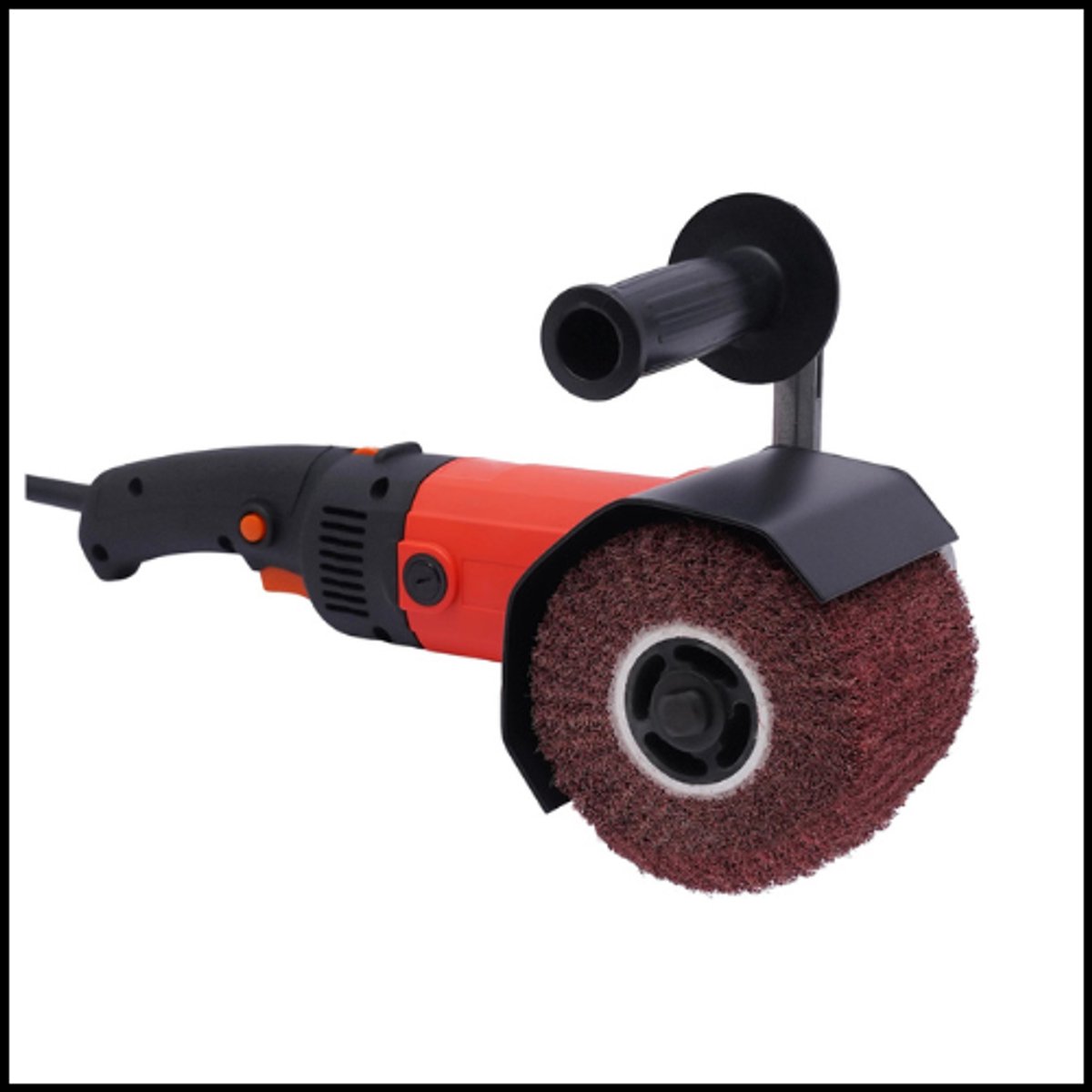 Handheld Elektrische Draadtrekmachine 1580W – Pure Koperen Borstelmotor – Polijsten, Slijpen en Textuur Bewerking – 220V – 6 Snelheden – Dubbele Handgreep – Duurzaam en Efficiënt – Compact en Krachtig