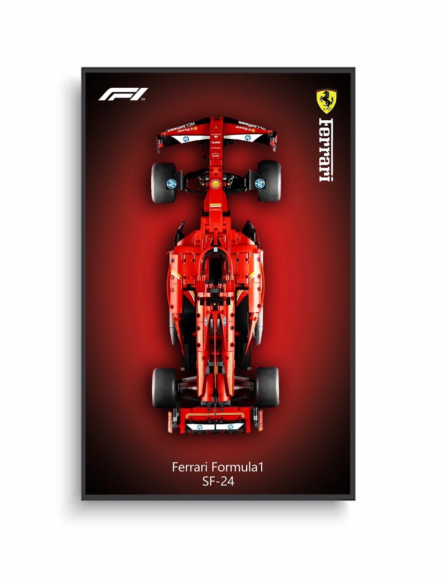 Display Frame voor Ferrari SF-24 F1 - 42207
