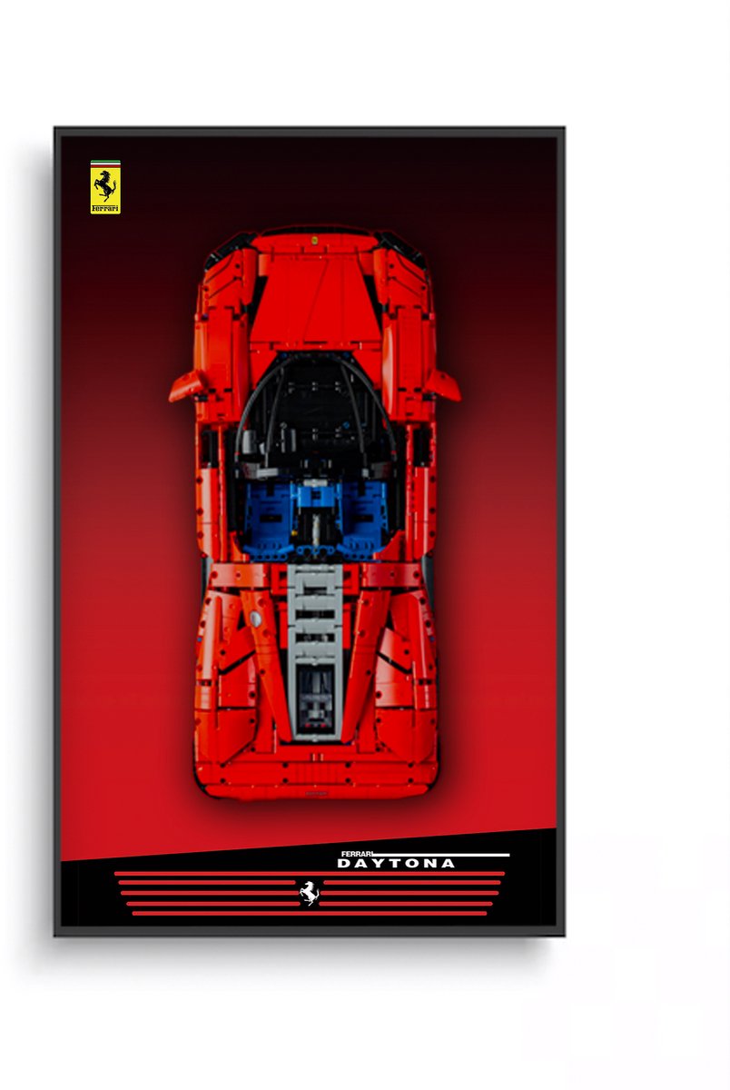 Display Frame voor Ferrari SP3 Daytona - 42143