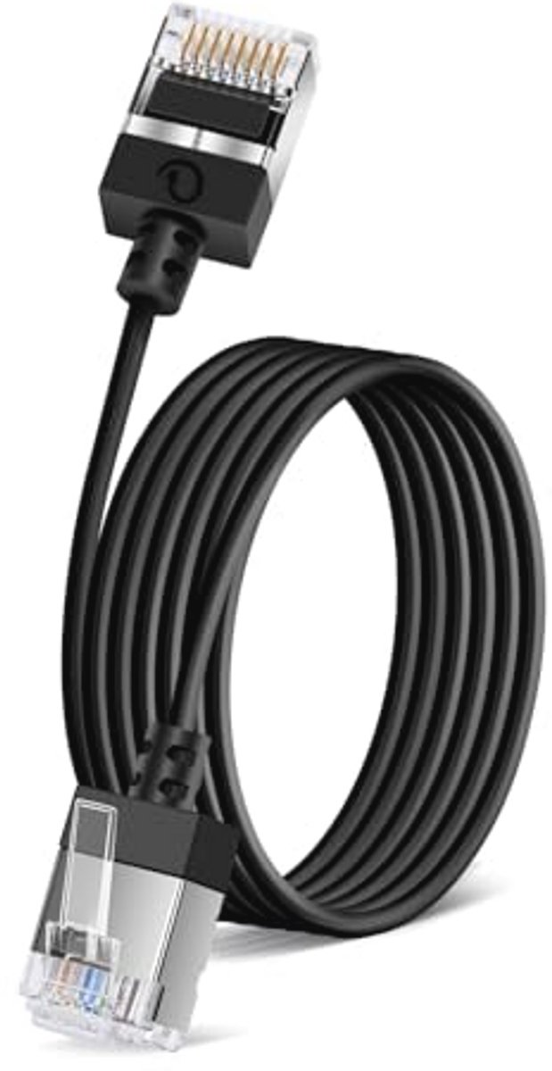 Ethernetkabel Cat 6a 5m - Flexibele RJ45 LAN-kabel voor Gigabit Verbindingen